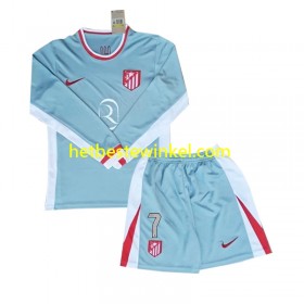 Atlético Madrid Antoine Griezmann 7 Voetbalshirts Kind Uit 2024-25 - LS